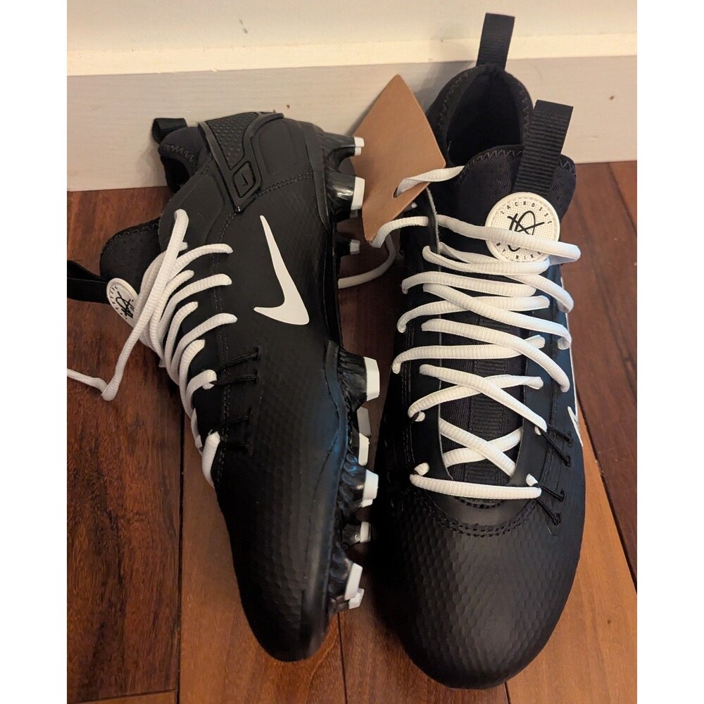 Nike LAX Lacrosse Cleats Huarache 9 Elite Low LAX Black FD0089-002 Men's Size 10